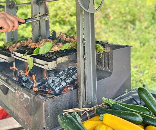 Food and drink at Jenners Barn